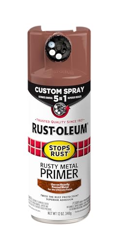 Rust-Oleum Stops Rust Custom Spray 5-in-1 Flat Primer, 12 oz