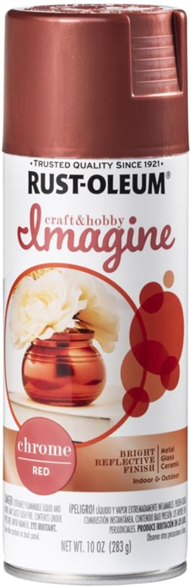 Rust-Oleum Imagine Craft & Hobby Colored Chrome Spray Paint, 10 oz – Multiple Colors Available
