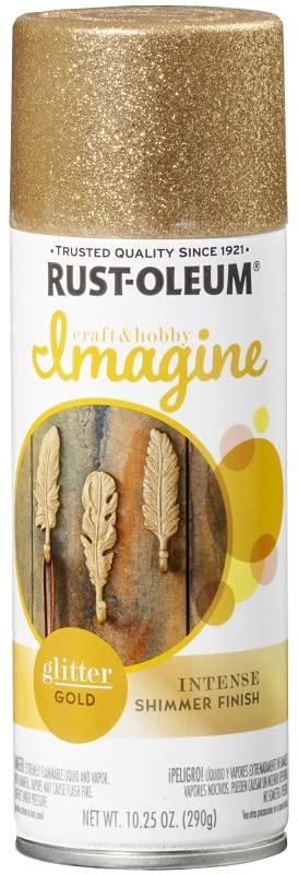 Rust-Oleum Imagine Craft & Hobby Glitter Spray Paint, 10.25 oz – Multiple Colors Available