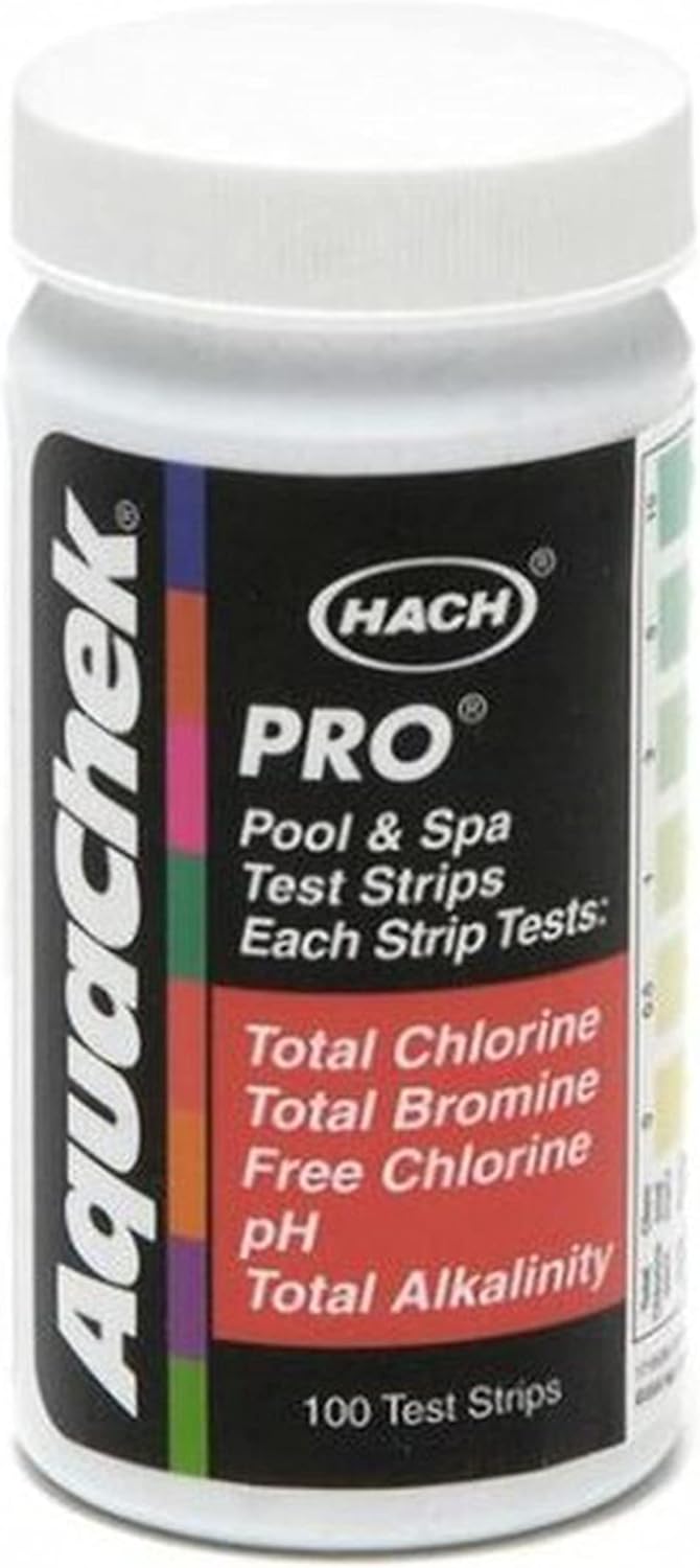 AquaChek Pro 5-in-1 Pool Test Strips - 4 Pack For Professional Water Testing