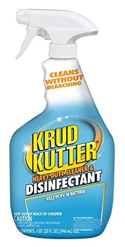 Krud Kutter DH326 Heavy Duty Cleaner and Disinfectant, 32 oz, Clear, 32 Ounce