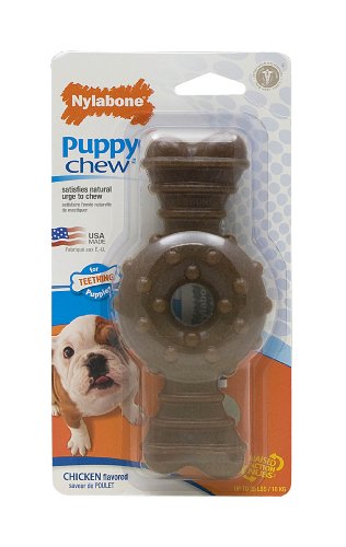 Nylabone Just for Puppies Wolf Ring Bone – Chicken