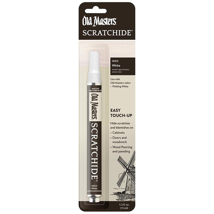 1/2 oz Old Masters 10012 White Scratchide Touch-Up Pen