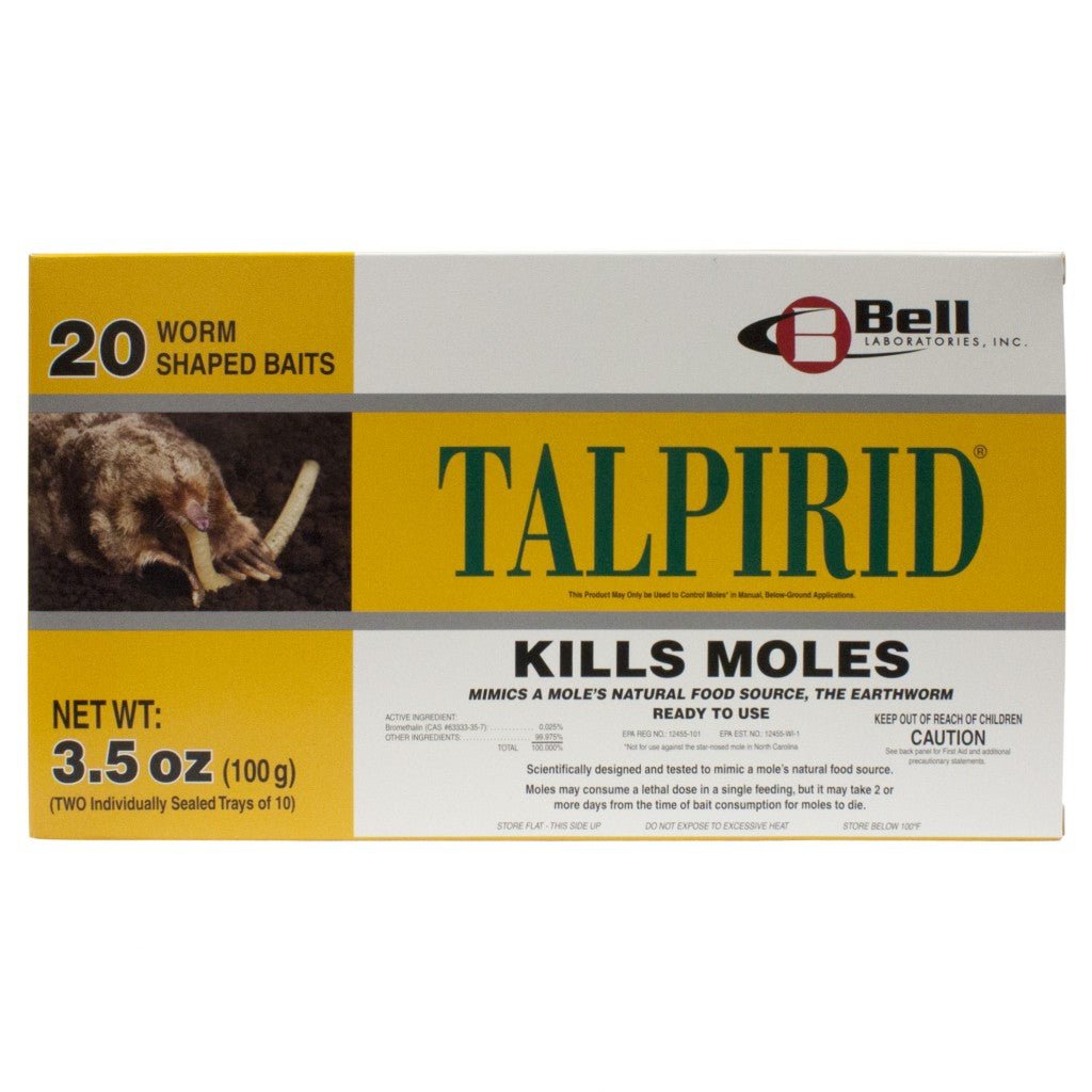 Talpirid Mole Bait - Half Box (10 Worm-Shaped Baits)