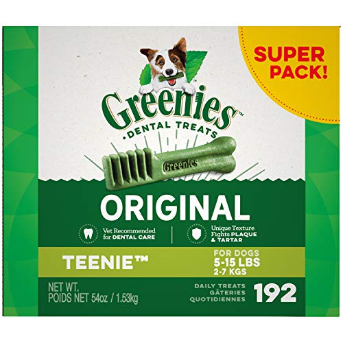 GREENIES Original TEENIE Dental Dog Treats, 54 oz. Pack