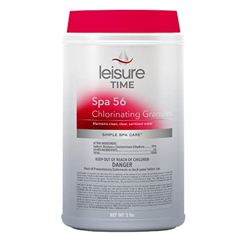 Leisure Time E5 Spa 56 Chlorinating Granules for Spas and Hot Tubs, 5-Pounds