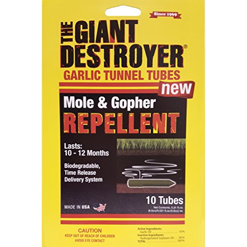 Atlas Chemical Corp 410 Chemical Mole/GOP Repellent (10 Pack), (10) 0.21 fl. oz. Tubes, Brown/A