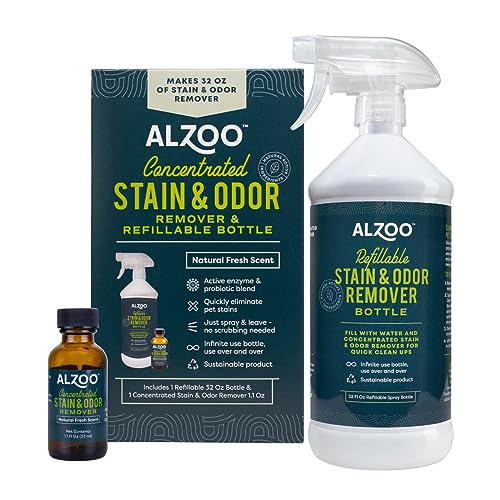 ALZOO Concentrated Stain & Odor Remover Bottle Set