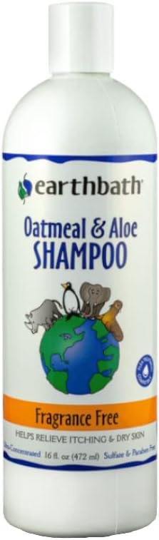earthbath Oatmeal & Aloe Shampoo – 16 oz