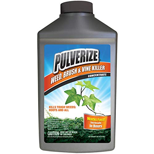 Pulverize PWBV-C-032, Brush & Vine Concentrate Fast Acting, Non-Staining Weed Vine, 32 Ounce, Crabgrass Killer