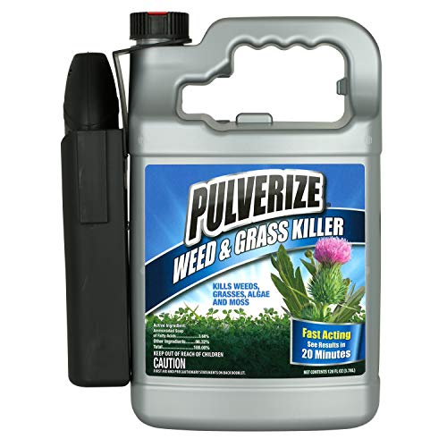 Pulverize PWG-B-128-S Weed & Grass Ready to Use Weed Killer, Clear