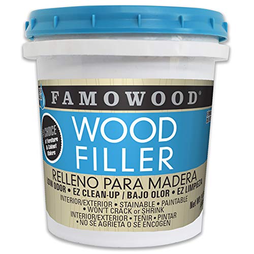 FamoWood Latex Wood Filler – Fir/Maple, Pint