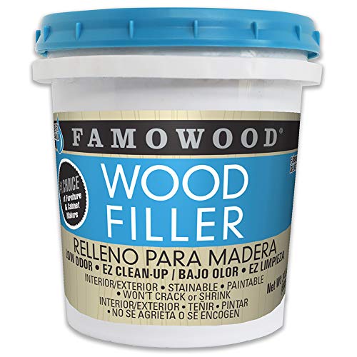 FamoWood Latex Wood Filler, Fir/Maple, Pint