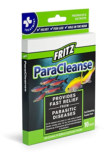 Fritz Aquatics ParaCleanse Treatment for Aquarium Fish (10 ct)