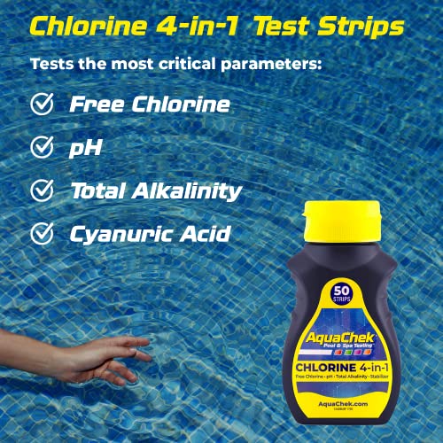 AquaChek Yellow 4-Way Test Strips – 50 Count – image 3
