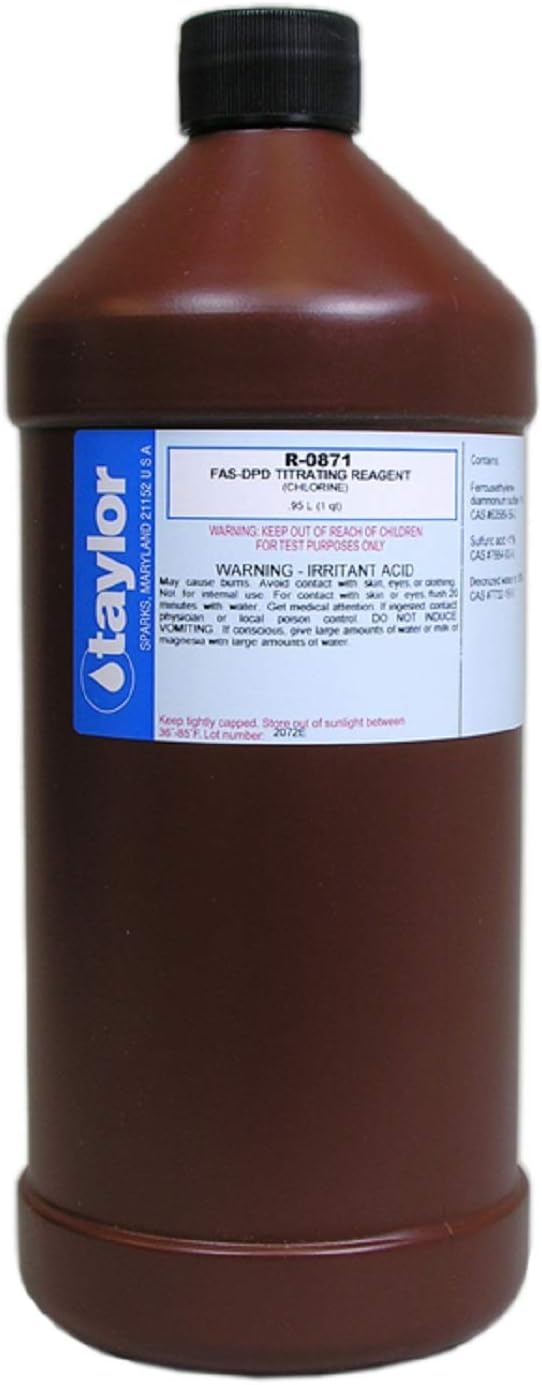 Taylor R-0871-F FAS-DPD Titrating Reagent, 32 oz