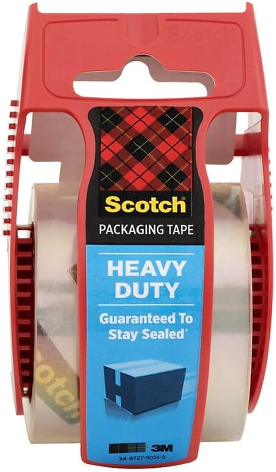 Scotch Heavy Duty Packaging Tape – 1.88 in × 22.2 yd