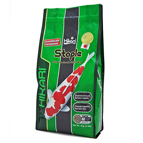 Hikari Staple Floating Pellets for Koi & Pond Fish – Medium, 4.4 lb