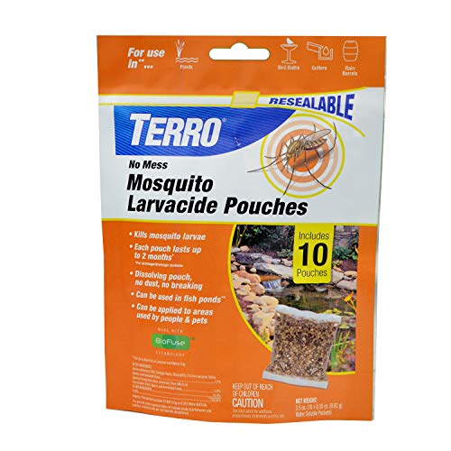 Terro No Mess Mosquito Larvicide Pouches – 10 Pack