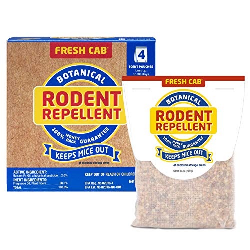 Earth-Kind Fresh Cab Botanical Rodent Repellent – 4 Pouches