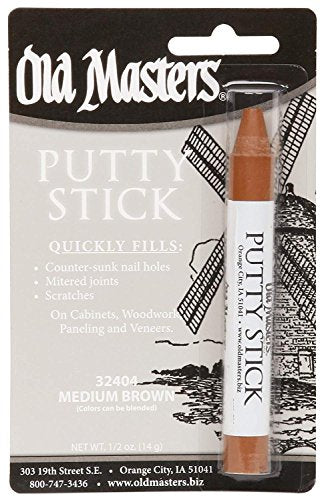 Old Masters Perfect Match Putty Stick – Medium Brown (32404)