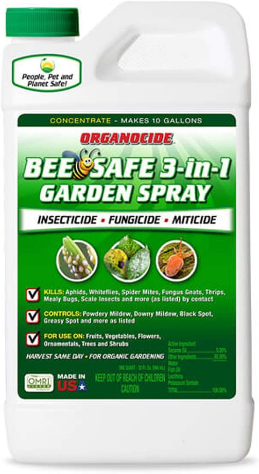 Organic Laboratories 100-021 Lab QT Organocide 3-in-1 Garden Spray