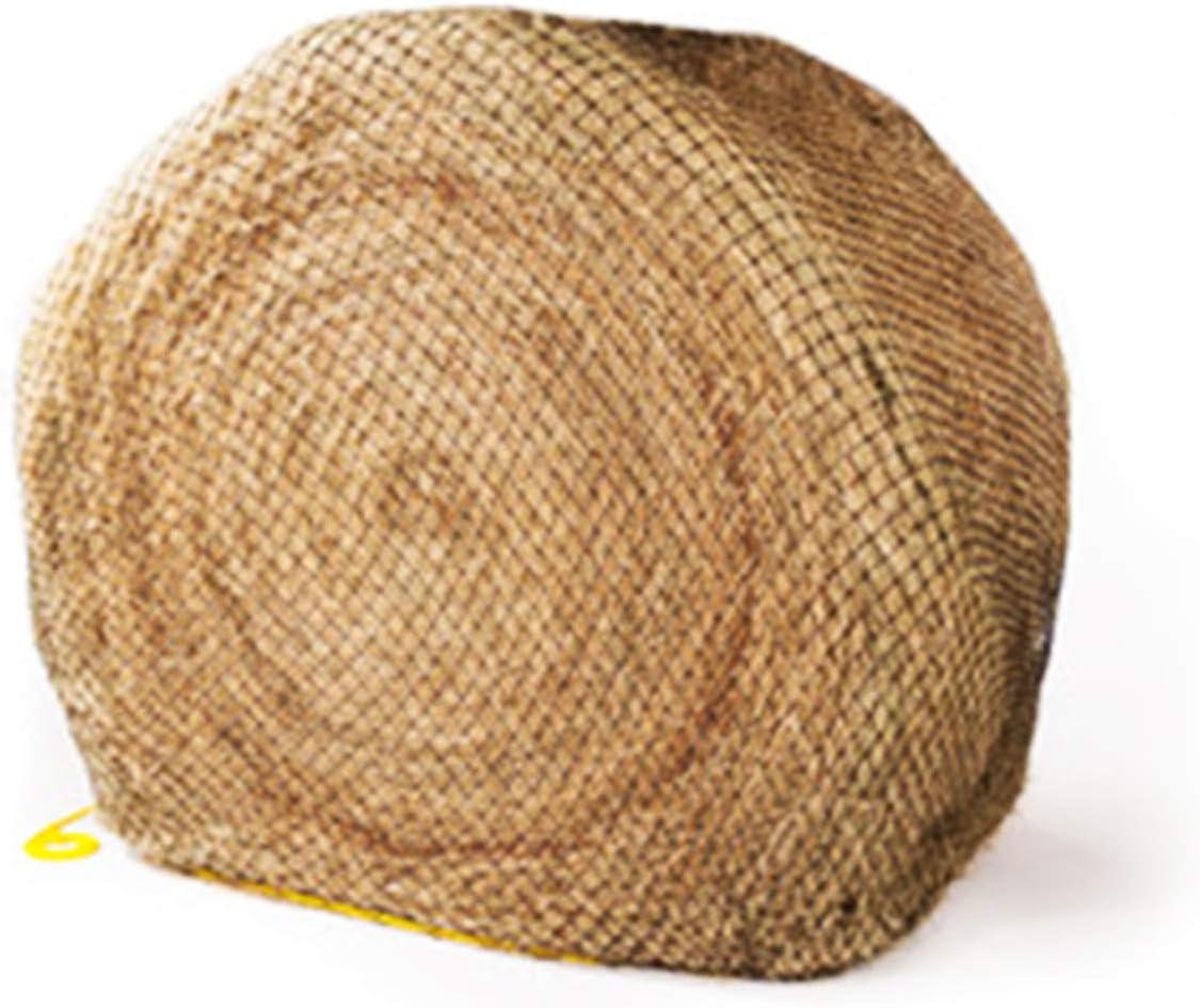 Texas Haynet - Round Bale Hay Net Slow Feed - Durable Round Bale Feeder for Horses - American Made UV Resistant Nylon Net - Fits Round Bales 4x6-6x6 or Square Bales 3x3x8-4x4x8 with 1.75" Holes