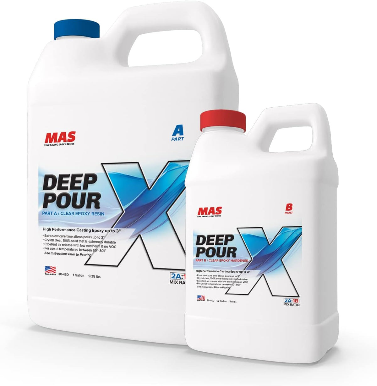 MAS Deep Pour X Epoxy Resin Kit – 1.5 Gallon
