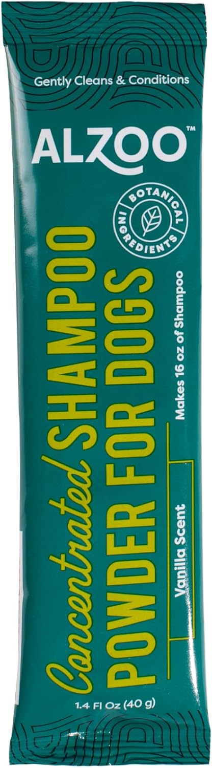 ALZOO Concentrated Shampoo Powder for Sensitive Skin Dogs – Vanilla