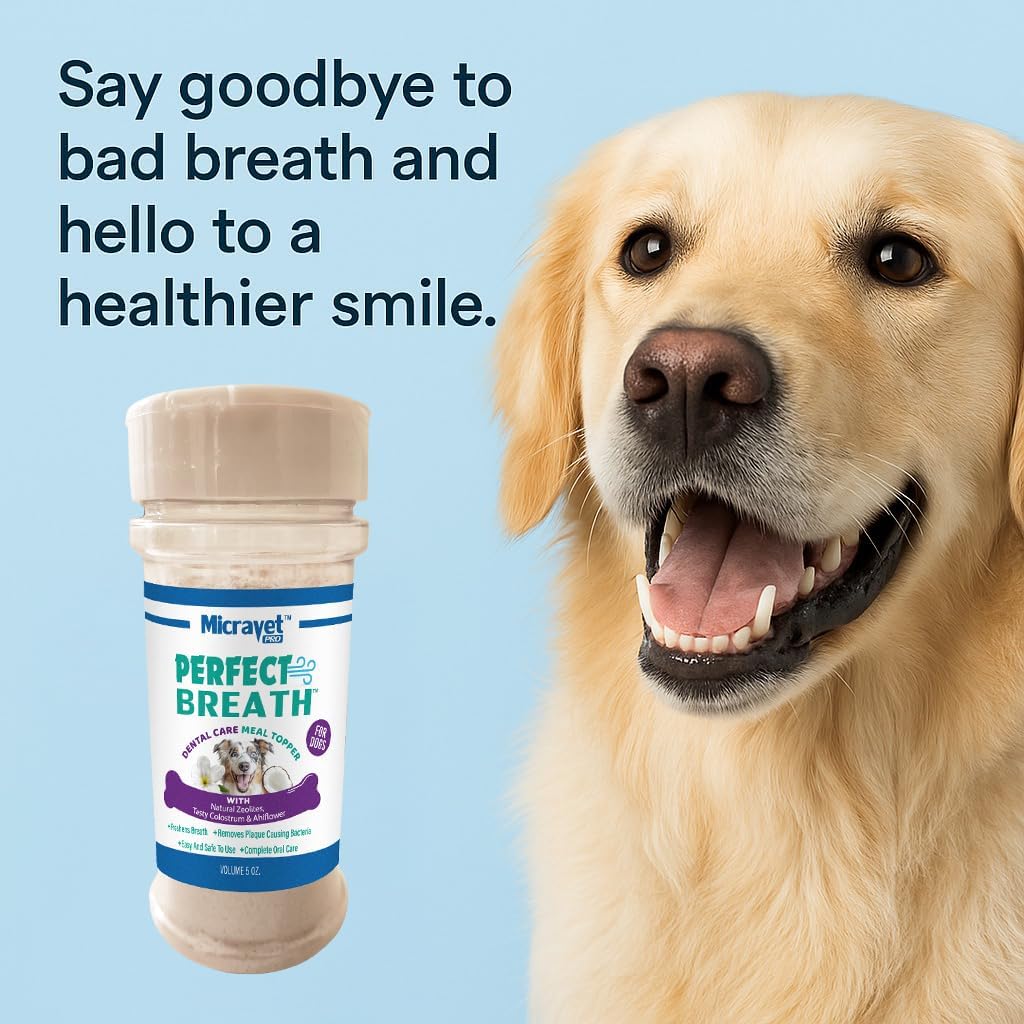 Perfect Breath Dental Powder for Dogs – Fresh Breath & Oral Health Support (5 oz)