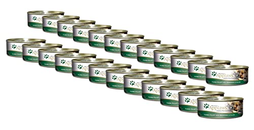 Applaws Tuna with Seaweed Cat Food Tins – 2.4 oz, 24 Pack