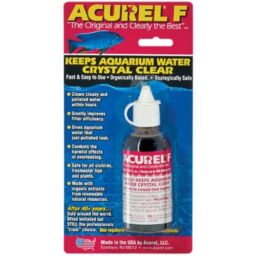 Acurel F25 Millimeter Water Clarifier, Aquarium, Treats 265 Gallons