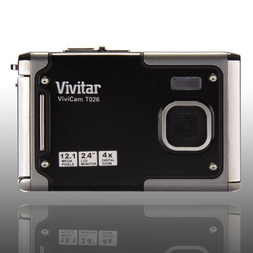 Vivitar ViviCam T026 12.1 MP Digital Camera – Gray