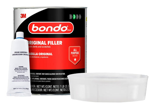 Bondo Original Filler 7 lb with Hardener – Multi-Surface Repair Kit