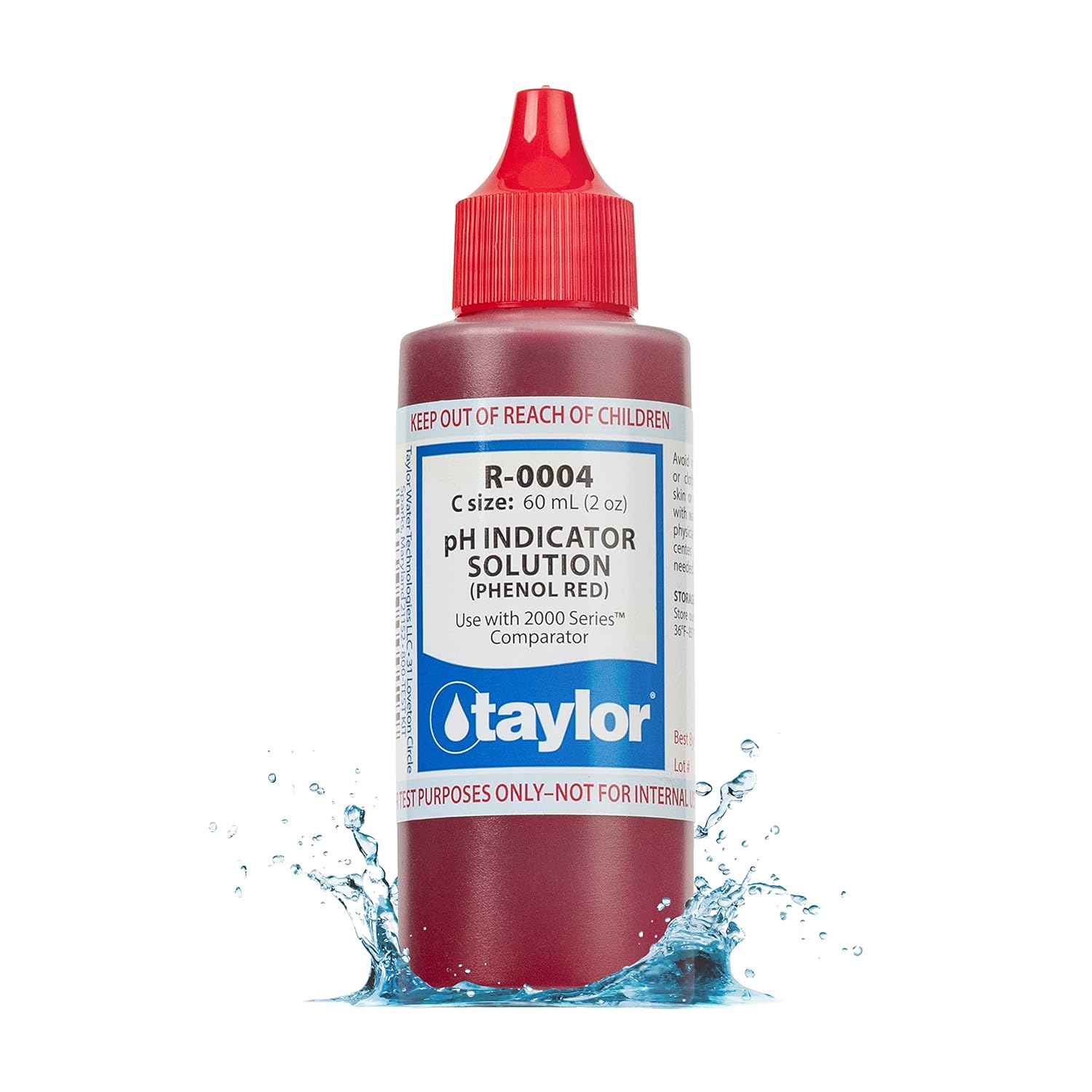 Taylor Technologies R-0004 pH Indicator Reagent, 2 Ounce