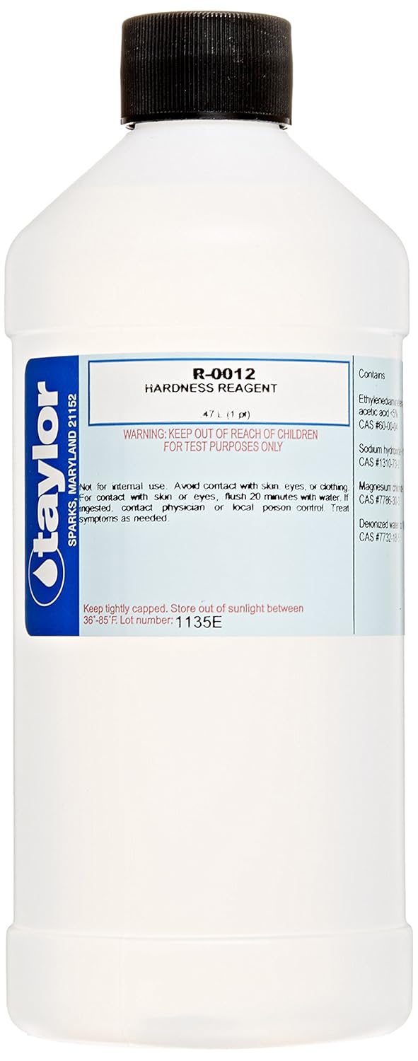 Taylor R-0012-E Hardness Reagent 16 oz for Pool & Spa Testing