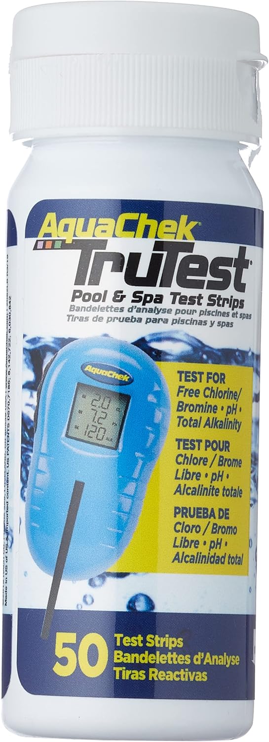 AquaChek TruTest Refill Test Strips – 50 Strips for Pool & Spa Water Testing