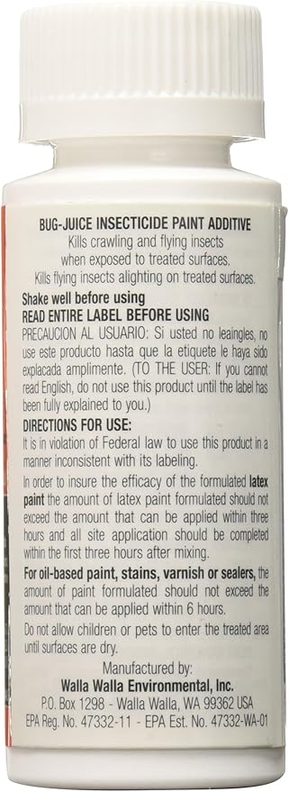 WALLA WALLA 156482 Walla 37005 1.66 oz. Bug Juice Paint Additive Treats 1G – Available in Pack of 1 or 2