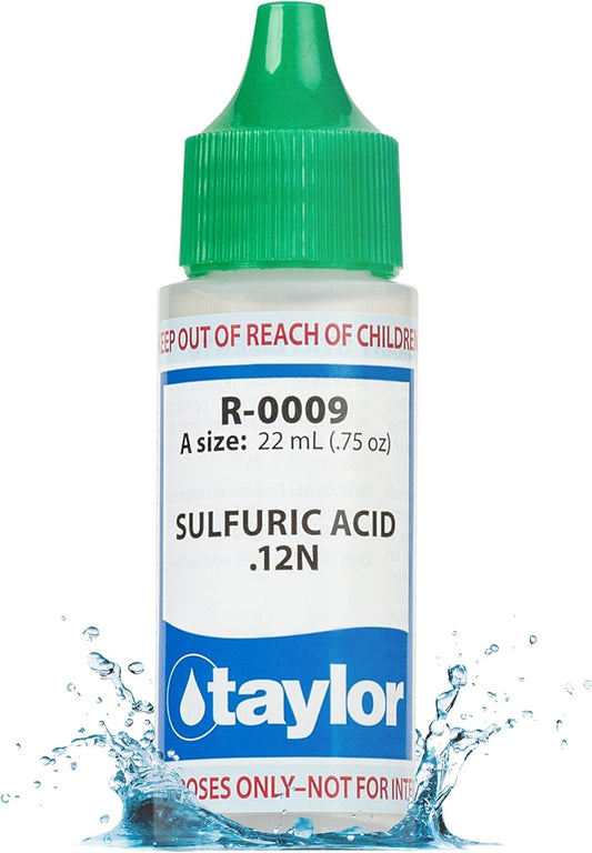 Taylor R-0009-A Sulfuric Acid Reagent, 0.12N, 0.75 oz