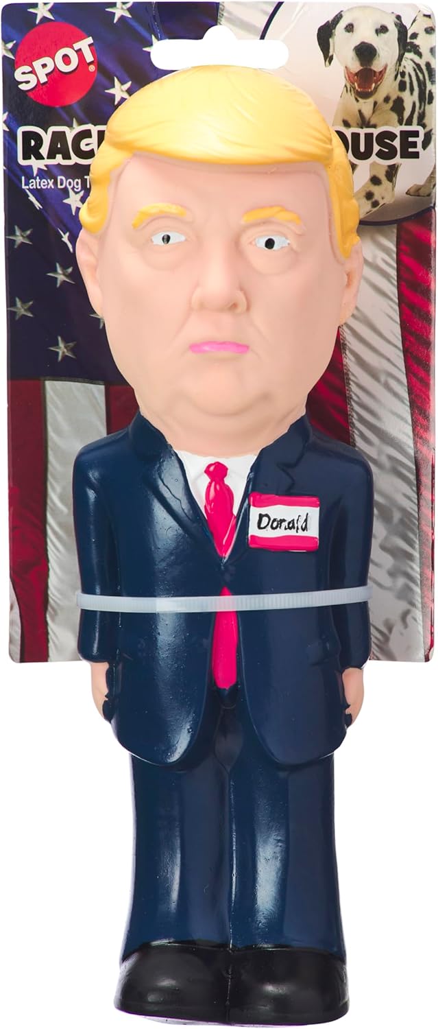 SPOT Latex Political Candidate Squeaky Dog Toy – 8.5 in