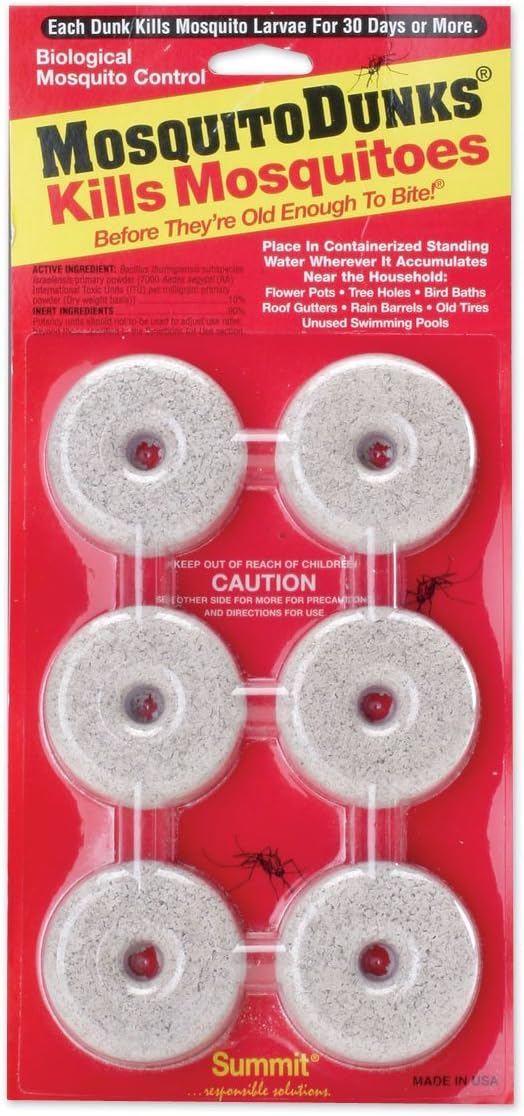 Mosquito Dunks 102-12 Mosquito Insecticide, 6 Pack