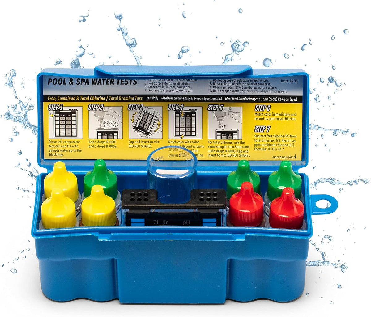 Taylor K-1004 DPD 6-in-1 Pool & Spa Test Kit