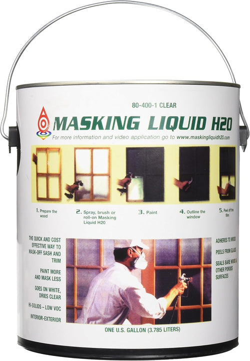 Associated Paint Clear Masking Liquid H2O – 1 Gallon