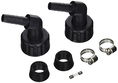 Hydrofarm AACHF1 Active Aqua AACH10, 1/2" Chiller Fitting Kit, Black