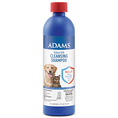 Adams Flea & Tick Cleansing Shampoo – 12 oz