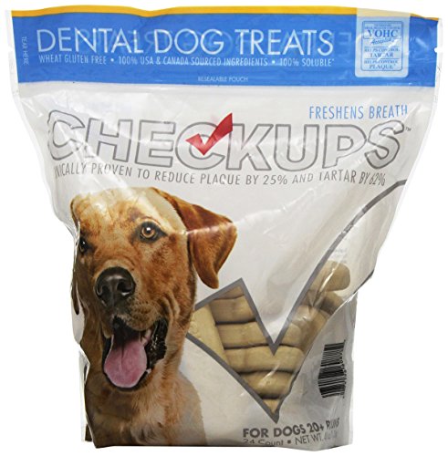 Checkups Dental Dog Treats – 24 Count, 48 oz