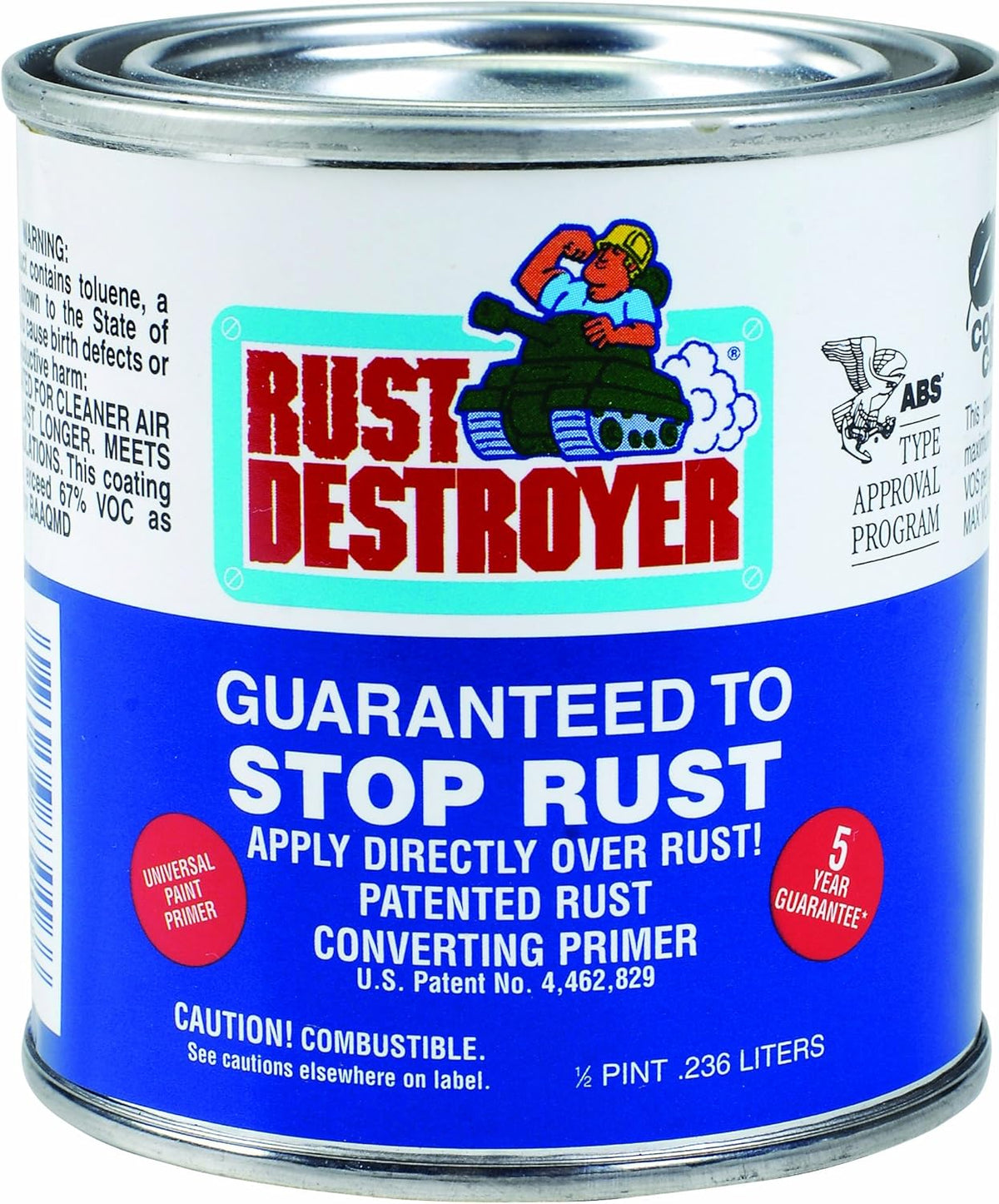 Rust Destroyer Corrosion Prevention Primer – 1/2 Pint