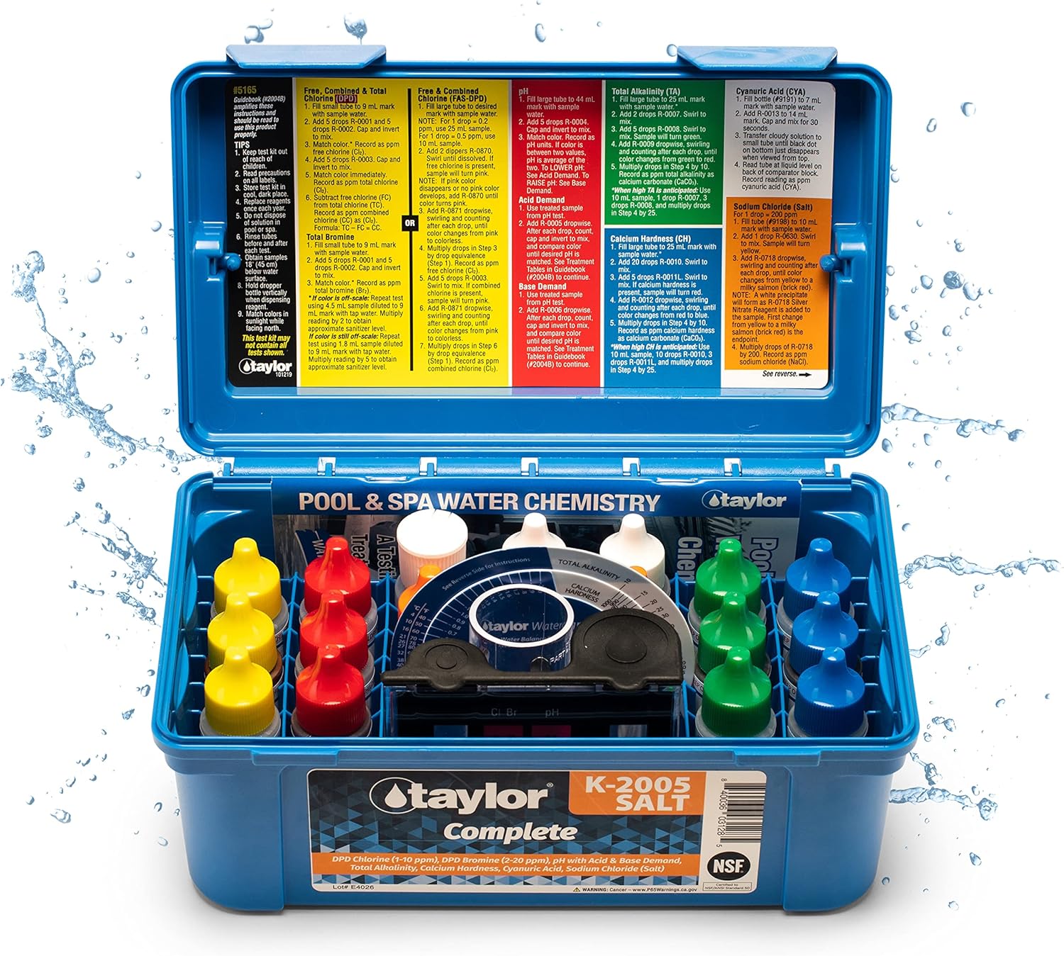 Taylor K-2005-SALT Complete High Salt Test Kit