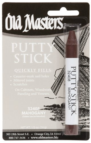 Old Masters 32408 Putty Stick, Mahogany