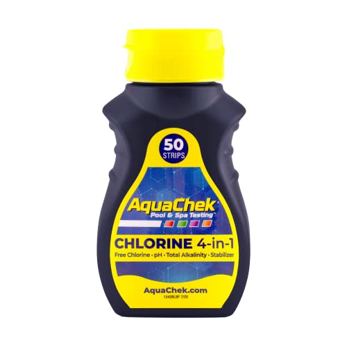 AquaChek Yellow 4-Way Test Strips – 50 Count